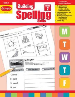 Building Spelling Skills Grade 2  9781557998408 Front Cover