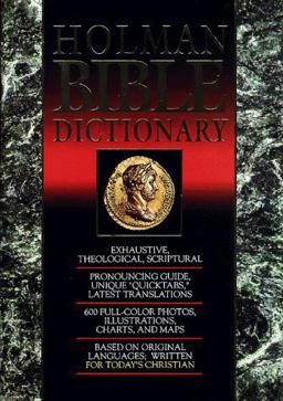 Holman Bible Dictionary  9781558190535 Front Cover