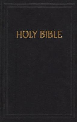 KJV Pew Bible, Black Hardcover