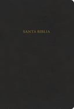 RVR 1960 Nueva Biblia de Estudio Scofield, Negro Piel Fabricada  9781558198005 Front Cover