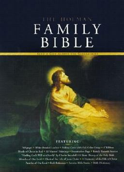 Holman KJV Family Bible, Deluxe Edition, White Bonded Leather  9781558198869 Front Cover
