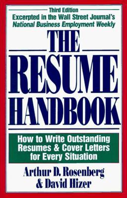 Resume Handbook How to Write Outstanding Resumes and Cover Letters for Every Situation 3rd 9781558506169 Front Cover