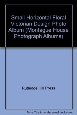 Small Horizontal Floral Victorian Design Photo Album