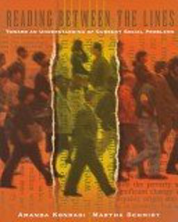 Reading Between the Lines Toward an Understanding of Current Social Problems  9781559349123 Front Cover