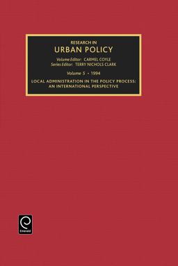 Research in Urban Policy Research in Urban Policy