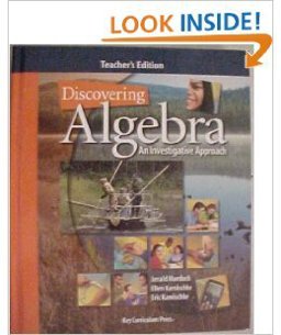 Discovering Algebra An Investigative Approach  9781559534727 Front Cover