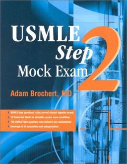 USMLE Step 2 Mock Exam  9781560534624 Front Cover