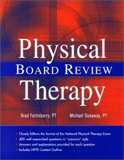 Physical Therapy Board Review  9781560534976 Front Cover