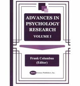 Advances in Psychology Research