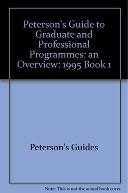 Peterson's an Overview Graduate and Professional Programs, 1995
