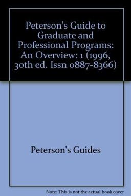 Peterson's Graduate and Professional Programs, 1996