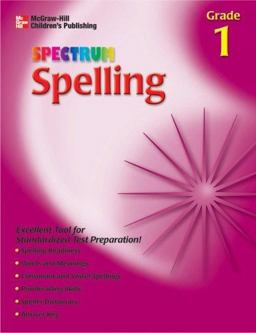 Spectrum Spelling, Grade 1