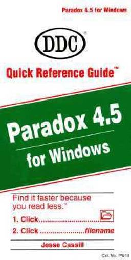 Paradox 4.5 for Windows