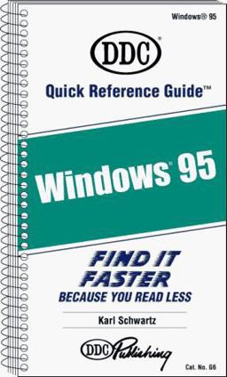 Quick Reference Guide for Windows 95