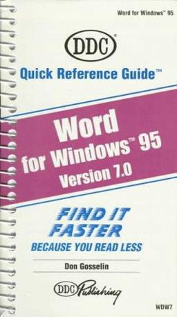 Word 7 for Windows