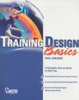 Training Design Basics  9781562863487 Front Cover