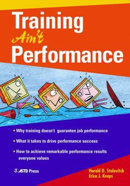Training Ain't Performance  9781562863678 Front Cover