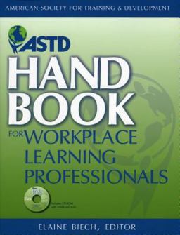 ASTD Handbook for Workplace Learning Professionals  9781562865122 Front Cover