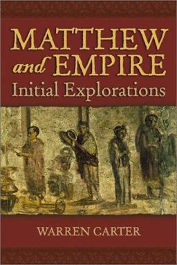 Matthew and Empire Initial Explorations  9781563383427 Front Cover