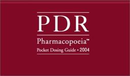 2004 PDR Pharmacopoeia Pocket Dosing Guide
