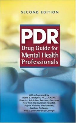 PDR Drug Guide for Mental Health Professionals 2nd 9781563635113 Front Cover