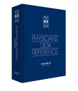 2009 Physicians' Desk Reference (PDR) (Library/ Hospital edition) 63rd 9781563637032 Front Cover