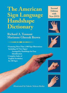 American Sign Language Handshape Dictionary 2nd 9781563684449 Front Cover