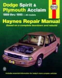 Dodge Spirit and Plymouth Acclaim, 1989-1995