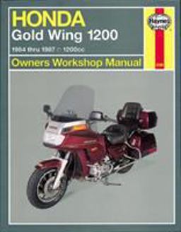 Honda Gold Wing 1200 Owners Workshop Manual 1984-1987, 1200cc  9781563921995 Front Cover