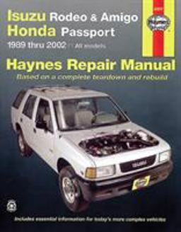 Isuzu Rodeo and Amigo Honda Passport 1989 Thru 2002 Haynes Repair Manual  9781563924811 Front Cover