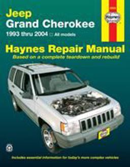Jeep Grand Cherokee 1993 Thru 2004 Haynes Repair Manual All Models  9781563925542 Front Cover
