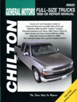CH GMotors Full Size Trucks 1999-06  9781563926860 Front Cover