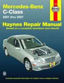 Mercedes-Benz C-Class 2001 Thru 2007 Haynes Repair Manual  9781563927355 Front Cover