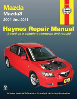 Mazda3 2004 Thru 2011 Haynes Repair Manual  9781563929151 Front Cover
