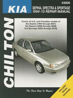 Kia Spectra/Sephia/Sportage Automotive Repair Manual 1994-2010  9781563929601 Front Cover