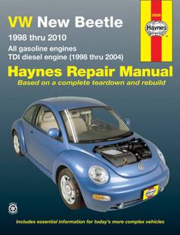 VW New Beetle 1998 Thru 2010 Haynes Repair Manual All Gasoline Engines - TDI Diesel Engine (1998 Thru 2004)  9781563929946 Front Cover
