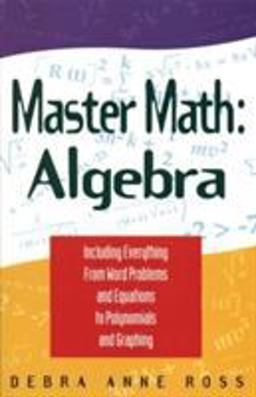 Master Math Algebra  9781564141941 Front Cover