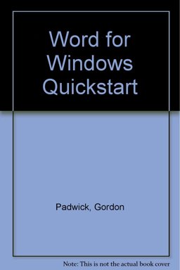 Word 6 for Windows Quickstart
