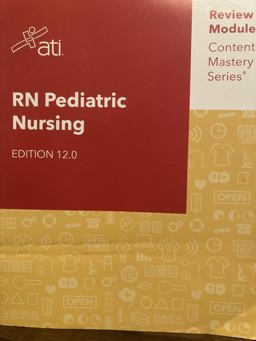 RN Pediatric Nursing Edition 12.0 Content Mastery Series Review Module  9781565332584 Front Cover