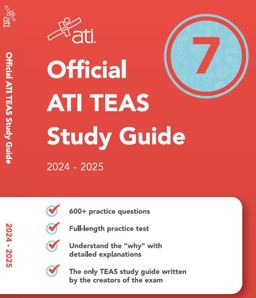 Official ATI TEAS Study Guide 7 8th 9781565332720 Front Cover