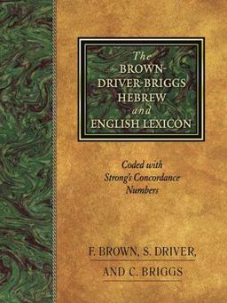 Brown-Driver-Briggs Hebrew and English Lexicon Coded to Strong's Numbering System  9781565632066 Front Cover