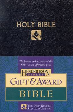 NRSV Gift and Award Bible  9781565634619 Front Cover