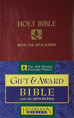Gift and Award Bible-NRSV-Apocrypha  9781565637115 Front Cover