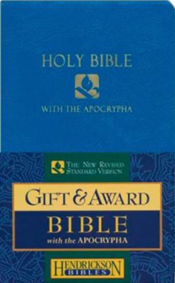Gift and Award Bible-NRSV-Apocrypha  9781565637221 Front Cover