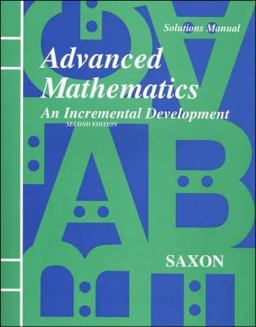 Advanced Mathematics An Incremental Development 2nd 9781565770423 Front Cover