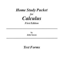 Home Study Packet for Calculus
