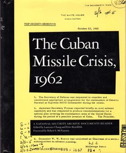 Cuban Missile Crisis 1962