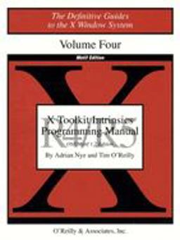 X Toolkit Intrinsics Prog Vol 4M