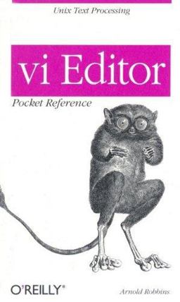 Vi Editor Pocket Reference  9781565924970 Front Cover