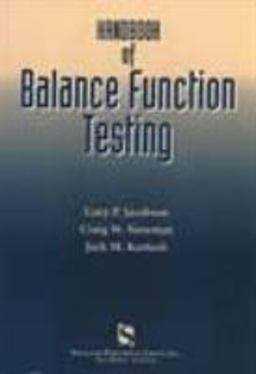 Handbook of Balance Function Testing  9781565939073 Front Cover